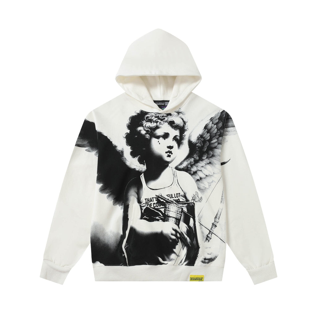 THAT'S A AWFUL LOT OF COUGH SYRUP Angel Graphic Hoodie